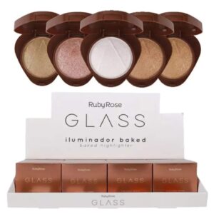 ILUMINADOR POLVO GLASS RUBY ROSE HBF1604