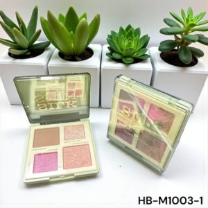 PALETA DE CONTORNO+RUBOR +ILUNINADOR RUBY ROSE HBM1003