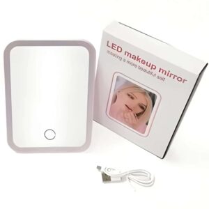 ESPEJO CON LUZ RECARABLE