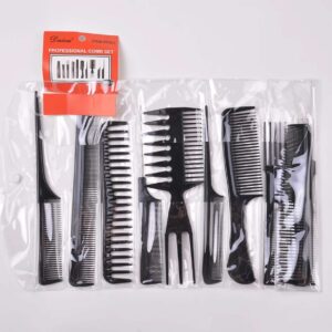 SET PEINE PARA PELUQUERI*10
